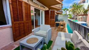 Planta baja con terraza en el centro